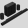 Sonos Surround Set cu Arc Ultra (1 x Sonos Arc Ultra + 2 x Sonos Era 100 + 1 x Sonos Sub 4) Negru