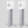 Q Acoustics Concept 20 Stand Resigilat White