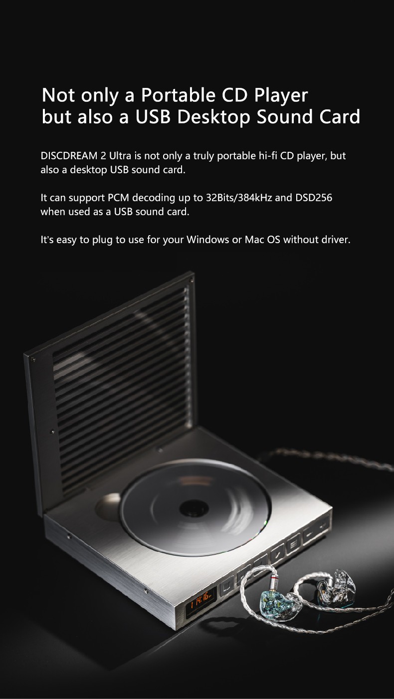 CD Player Moondrop DISCDREAM 2 Ultra la AVstore.ro