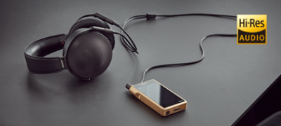 Imagine cu Dispozitiv Walkman® premium cu sunet de înaltă rezoluție