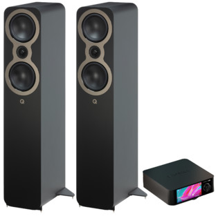 Q Acoustics 3050C + Eversolo Play Oak
