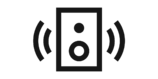 Wall-to-wall stereo icon