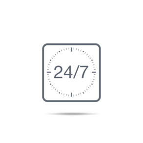 24/7 operation 