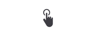 Pictogramă Control tactil