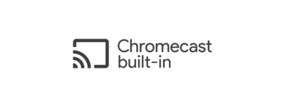Sigla Chromecast built-in