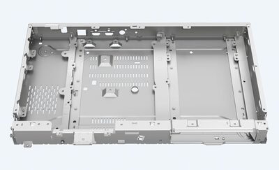 UBP-X800M2's frame-and=beam chassis