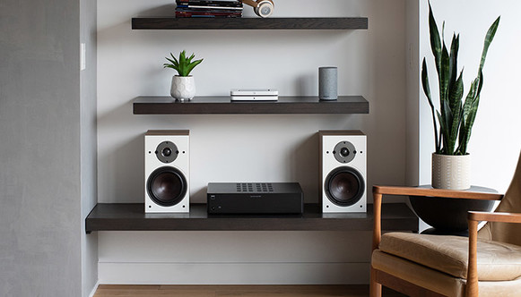 NODE wireless music streamer dali speakers and NAD Amplifier