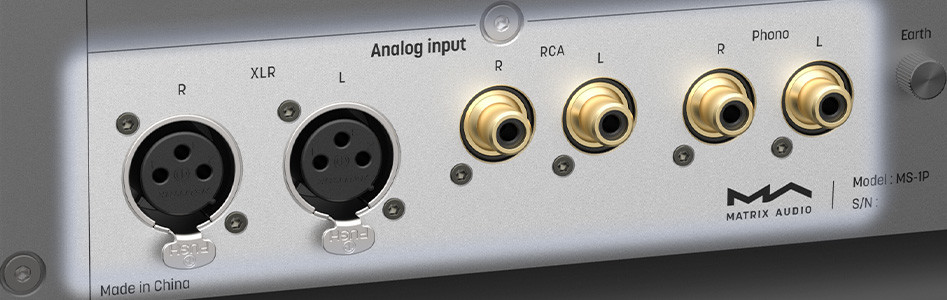 MS-1 PRE analog inputs